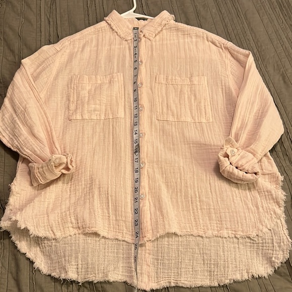 Urban Outfitters Tops - NWT Urban Outfitters Gauze Cotton Oversized Button Down Shirt